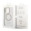 Guess GUHMP14XHTRMD iPhone 14 Pro Max 6.7 " hátlap, tok Metal Outline Magsafe, arany