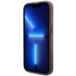 Guess GUHMP14XP4RPSW iPhone 14 Pro Max 6.7" hátlap, tok 4G Printed Stripes MagSafe, barna