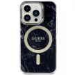 Guess GUHMP14XPCUMAK iPhone 14 Pro Max 6.7" hátlap, tok Marble MagSafe, fekete