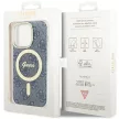Guess GUHMP15LH4STB IML 4G MagSafe iPhone 15 Pro 6.1", hátlap, tok, kék