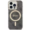 Guess IML 4G MagSafe hátlap, tok iPhone 15 Pro, fekete