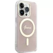 Guess GUHMP15LH4STP IML 4G MagSafe iPhone 15 Pro 6.1" rózowy/hátlap, tok, rózsaszín