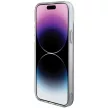 Guess IML Iridescent MagSafe hátlap, tok iPhone 15 Pro, fekete