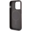 Guess 4G Printed Stripes MagSafe hátlap, tok iPhone 15 Pro, barna