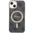 Guess GUHMP15MH4STK iPhone 14 Plus/15 Plus 6.7", hátlap, tok, fekete 4G MagSafe