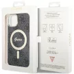Guess GUHMP15MH4STK iPhone 14 Plus/15 Plus 6.7", hátlap, tok, fekete 4G MagSafe