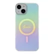 Guess GUHMP15MHITSQ iPhone 15 Plus 6.7" hátlap, tok IML Iridescent MagSafe, színes