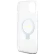 Guess GUHMP15MHRSGSD iPhone 15 Plus/14 Plus 6.7" hátlap, tok Ring Stand Script Glitter MagSafe, átlátszó