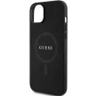 Guess GUHMP15MPSAHMCK Saffiano MagSafe iPhone 14 Plus/15 Plus 6.7", hátlap, tok, fekete