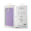 Guess Saffiano MagSafe hátlap, tok iPhone 15 Plus, lila