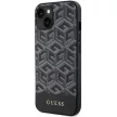 Guess GUHMP15SHGCFFSEK iPhone 13/14/15 6.1", hátlap, tok, fekete GCube csíkos MagSafe iPhone 15/14/13
