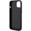 Guess GUHMP15SHGCFFSEK iPhone 13/14/15 6.1", hátlap, tok, fekete GCube csíkos MagSafe iPhone 15/14/13