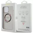 Guess GUHMP15XHFWFCK iPhone 15 Pro Max 6.7" hátlap, tok IML Flowers Wreatch MagSafe, fekete