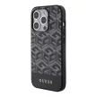 Guess GCube Stripes MagSafe hátlap, tok iPhone 15 Pro Max, fekete