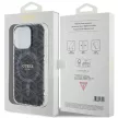 Guess IML GCube MagSafe hátlap, tok iPhone 15 Pro Max, fekete