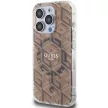 Guess IML GCube MagSafe hátlap, tok iPhone 15 Pro Max, barna
