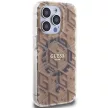 Guess IML GCube MagSafe hátlap, tok iPhone 15 Pro Max, barna