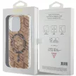 Guess IML GCube MagSafe hátlap, tok iPhone 15 Pro Max, barna