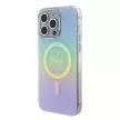 Guess GUHMP15XHITSQ iPhone 15 Pro Max hátlap, tok IML Iridescent MagSafe, színes