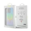 Guess GUHMP15XHITSQ iPhone 15 Pro Max hátlap, tok IML Iridescent MagSafe, színes