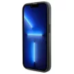 Guess GUHMP15XP4RPSK iPhone 15 Pro Max 6.7", hátlap, tok, fekete 4G nyomtatott csíkos MagSafe tok 4G