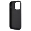 Guess GUHMP15XP4RPSK iPhone 15 Pro Max 6.7", hátlap, tok, fekete 4G nyomtatott csíkos MagSafe tok 4G