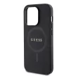 Guess GUHMP15XPSAHMCK iPhone 15 Pro Max 6.7" hátlap, tok Saffiano MagSafe, fekete