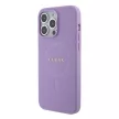Guess iPhone 15 Pro Max Saffiano MagSafe (GUHMP15XPSAHMCB) MagSafe hátlap, tok, lila