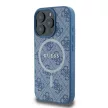 Guess GUHMP16LG4GFRB iPhone 16 Pro 6.3" niebieski/kék keménytok 4G Ring Classic Logo MagSafe klasszikus logó