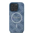 Guess GUHMP16LG4GFRB iPhone 16 Pro 6.3" niebieski/kék keménytok 4G Ring Classic Logo MagSafe klasszikus logó