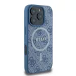 Guess GUHMP16LG4GFRB iPhone 16 Pro 6.3" niebieski/kék keménytok 4G Ring Classic Logo MagSafe klasszikus logó