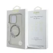 Guess IML Flowers Wreath iPhone 16 Pro MagSafe GUHMP16LHFWFCK kemény hátlap tok, fekete