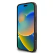 Guess GUHMP16LP4RPSW iPhone 16 Pro 6.3" barna keménytok 4G nyomtatott csíkokkal MagSafe
