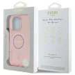 Guess iPhone 16 Pro Magsafe IML Rhinestones (GUHMP16LPFTDTEP) MagSafe hátlap, tok, rózsaszín