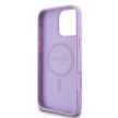 Guess iPhone 16 Pro Magsafe Saffiano Peony Classic logo (GUHMP16LPSAPSMEU) MagSafe hátlap, tok, lila
