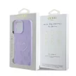 Guess iPhone 16 Pro Magsafe Saffiano Peony Classic logo (GUHMP16LPSAPSMEU) MagSafe hátlap, tok, lila