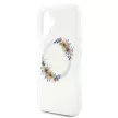 Guess iPhone 16 Plus Magsafe IML Flowers Wreath (GUHMP16MHFWFCT) MagSafe hátlap, tok, átlátszó