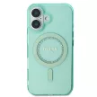 Guess IML Rhinestones MagSafe iPhone 16 Plus GUHMP16MPFTDTEN hátlap tok, zöld