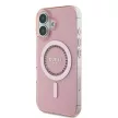 Guess IML Rhinestones Magsafe GUHMP16MPFTDTEP iPhone 16 Plus 6.7" hátlap, tok, rózsaszín