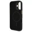 Guess iPhone 16 Plus Magsafe 4G Logo Plate (GUHMP16MU4GPRK) MagSafe hátlap, tok, fekete