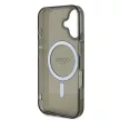 Guess GUHMP16SHFGEREK iPhone 16 6.1" fekete/fekete keménytok IML csillogó kör MagSafe