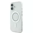 Guess GUHMP16SPFTDTEH iPhone 16 6.1" biały/fehér keménytok IML strasszos MagSafe IML keménytok