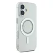 Guess GUHMP16SPFTDTEH iPhone 16 6.1" biały/fehér keménytok IML strasszos MagSafe IML keménytok