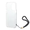 Guess GUOHCP14XH4STW iPhone 14 Pro Max 6.7 "a hátlap, tok 4G Print Strap, barna