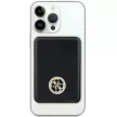 Guess 4G Strassed Metal Logo MagSafe Powerbank (GUPBM5AL4DMK) MagSafe kompatibilis hordozható külső akkumulátor és vezeték nélküli töltő, 5000 mAh, 15W, fekete