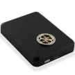 Guess 4G Strassed Metal Logo MagSafe Powerbank (GUPBM5AL4DMK) MagSafe kompatibilis hordozható külső akkumulátor és vezeték nélküli töltő, 5000 mAh, 15W, fekete