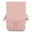 Guess Universal Phone Bag Saffiano Script max 6.7" táska (GUWBRSAVSPI) rózsaszín