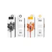 Hoco X14 USB Lightning adat- és töltőkábel, gyorstöltés, 2A, 2m, Apple készülékekhez, fekete