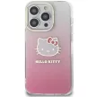 Hello Kitty IML Gradient Electrop Kitty Head case for iPhone 13 Pro Max tok, rózsaszín