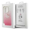Hello Kitty IML Gradient Electrop Kitty Head case for iPhone 13 Pro Max tok, rózsaszín